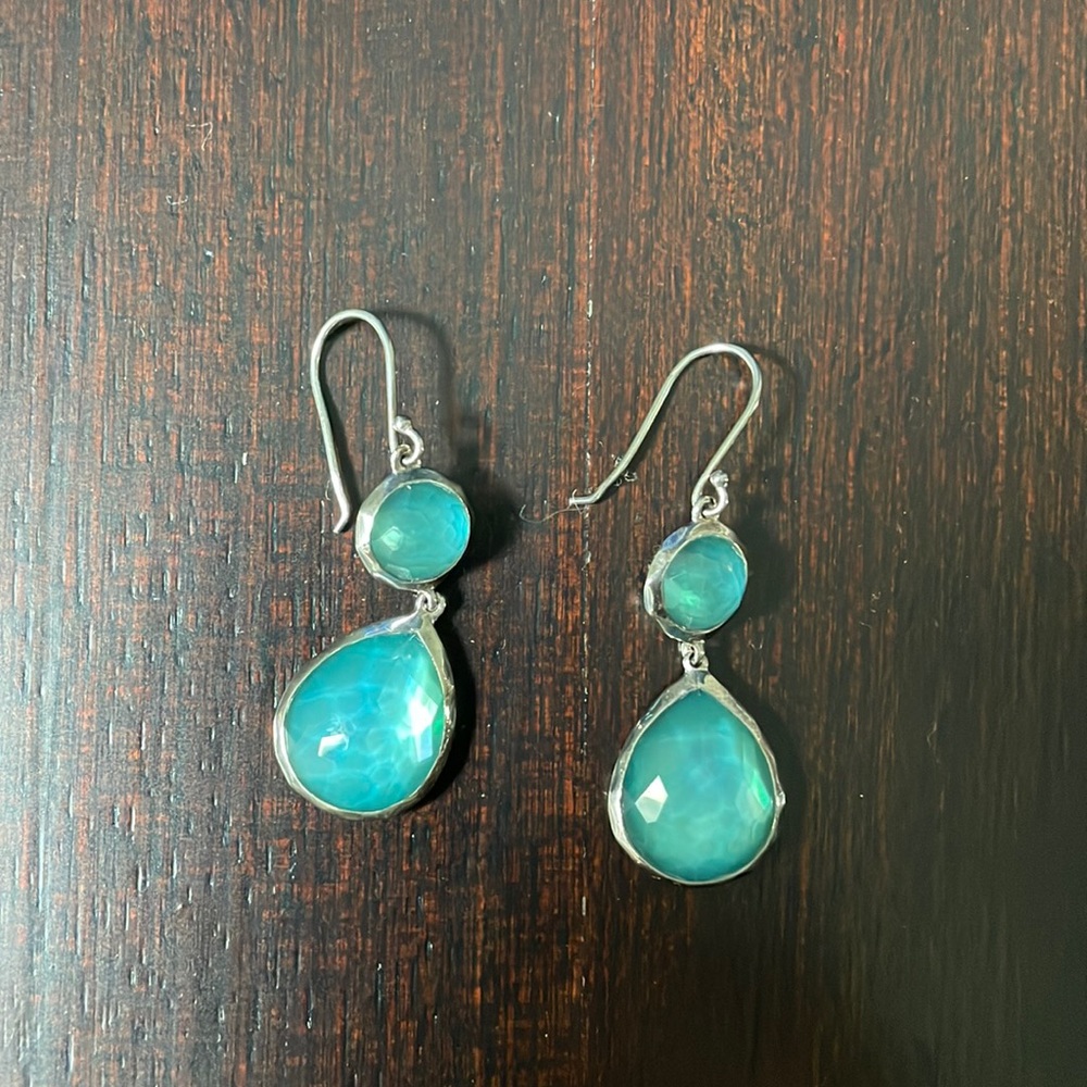 New Ippolita Teardrop Snowman Earrings